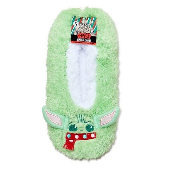 Star Wars The Mandalorian, Holiday Women's Slipper Socks, 1-Pack, One Size - Picture 2 of 4